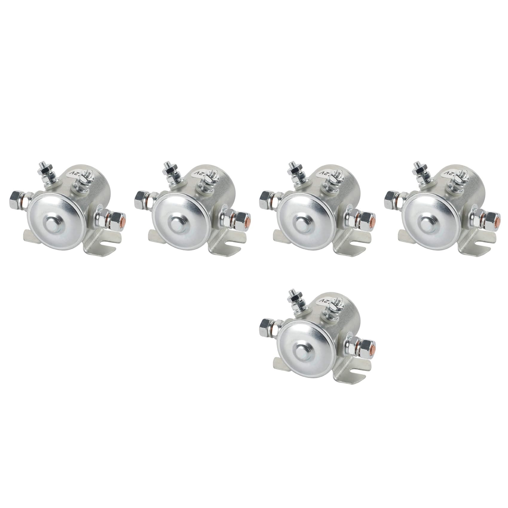 5X MAX 300A Relé de Solenoide de Servicio Continuo, Solenoide de Arranque de 12 V CC para Carros de Golf, Cabrestante, Marine En Rush