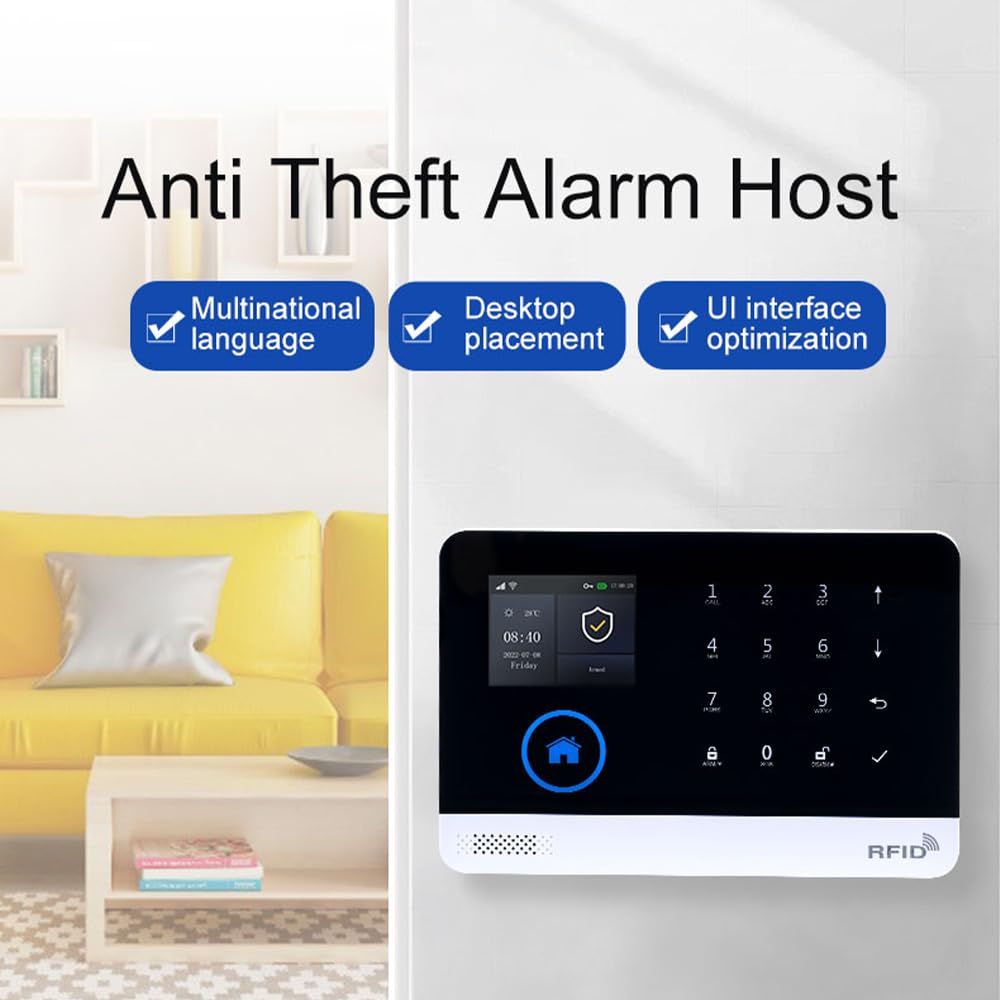 Inalámbrico de Alarma para el Hogar con Comunicación Avanzada para Mayor Seguridad y Comodidad el Hogar de Seguridad