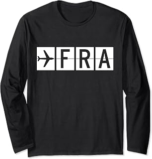 FRA Frankfurt Germany Airport Long Sleeve T-Shirt