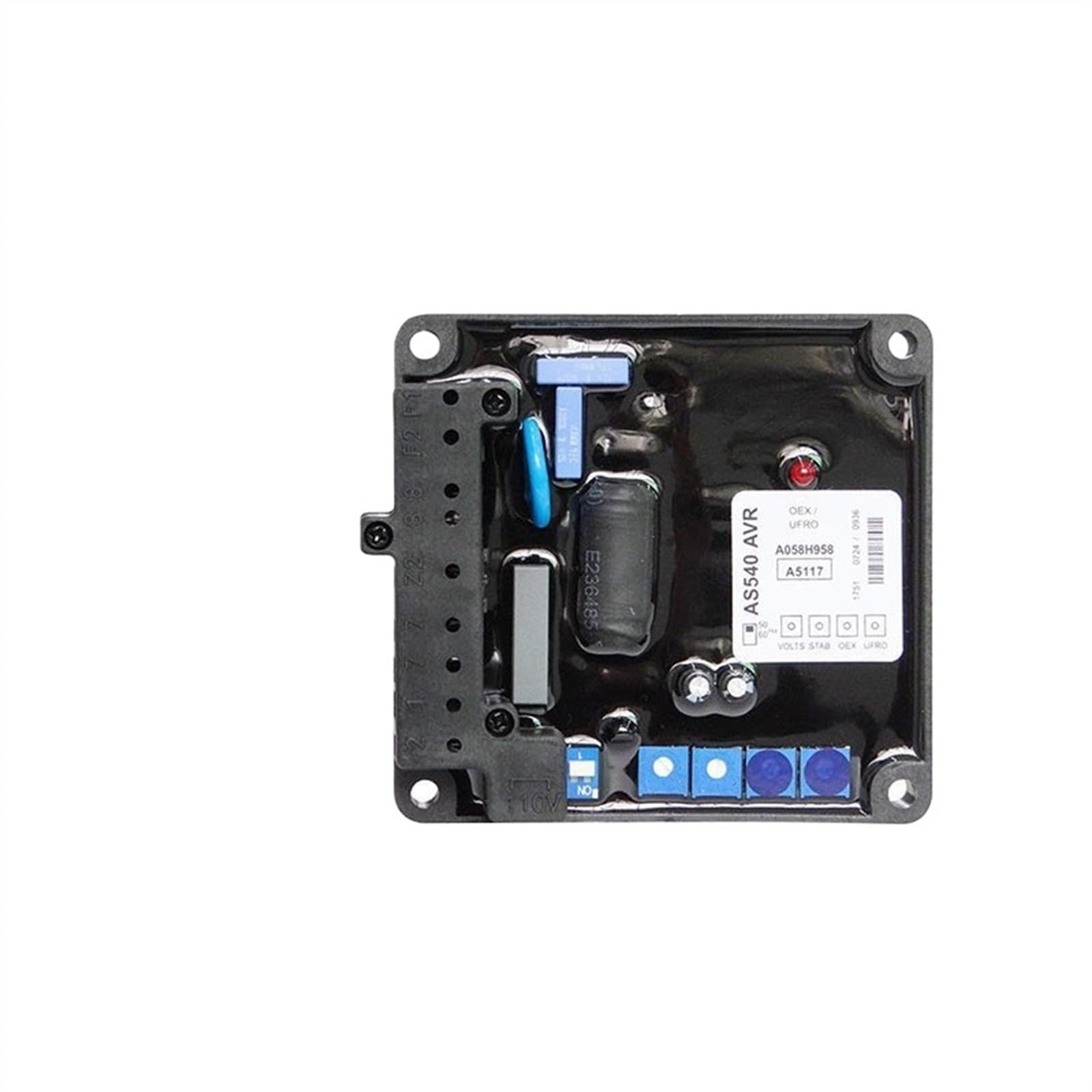 Regulador automático de Voltaje for generador sin escobillas AS540 Regulador automático de Voltaje Estabilizador de Potencia Piezas del generador