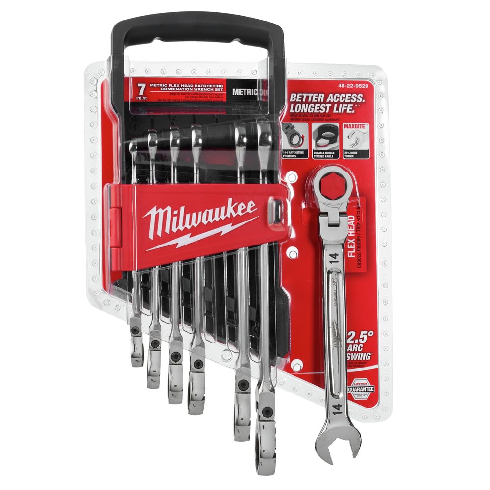 Amazon | Milwaukee 48-22-9529 7ピース メトリックフレックスヘッド