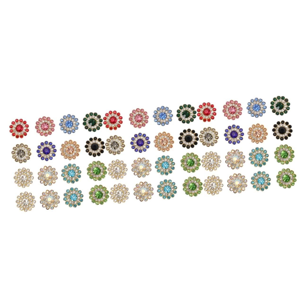 Strass à plat arrière fleurs faciles à coller pour customiser vos vêtements créatifs