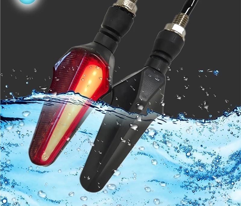 Clignotant arrière à LED pour moto indicateur universel de direction