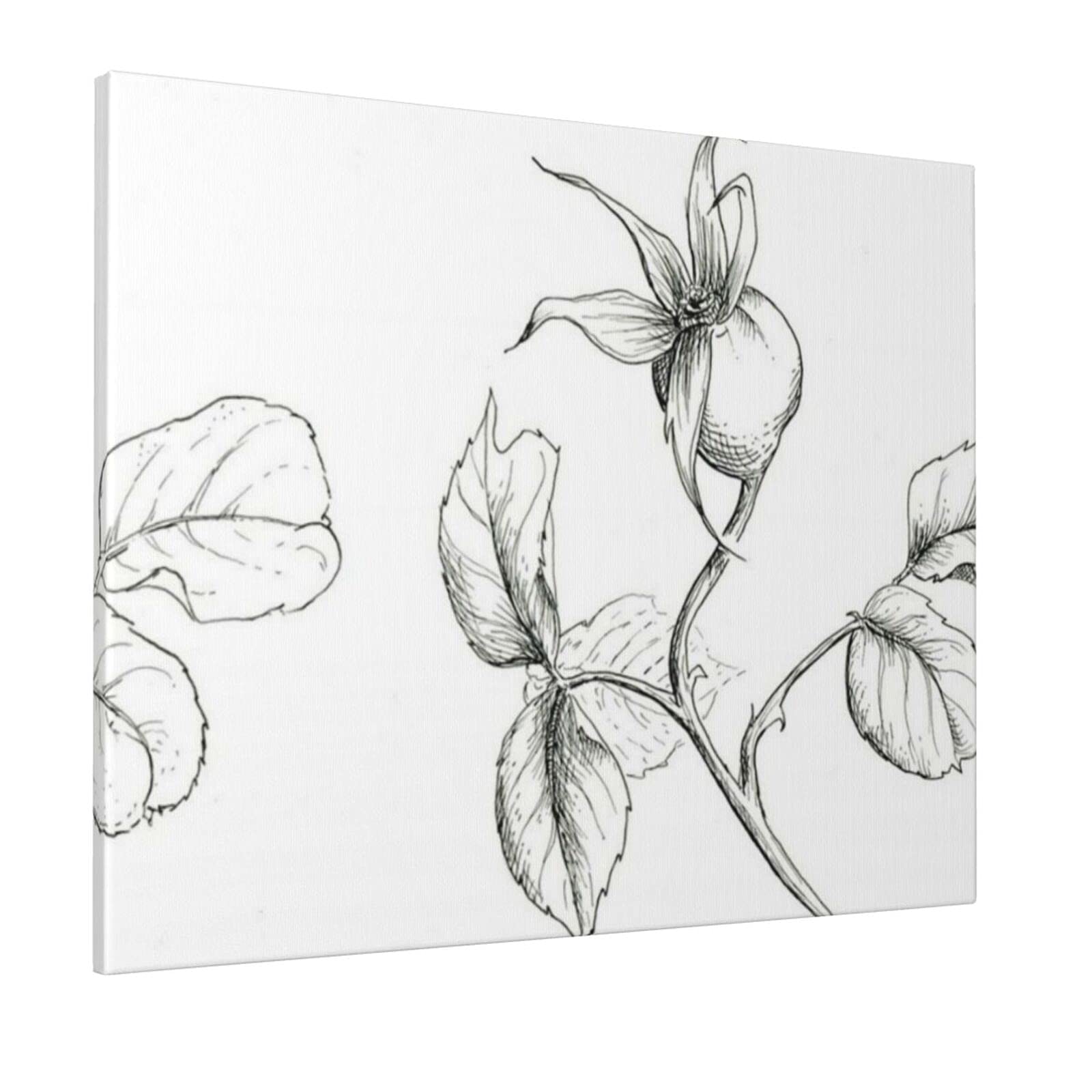 油絵「花のスケッチ」