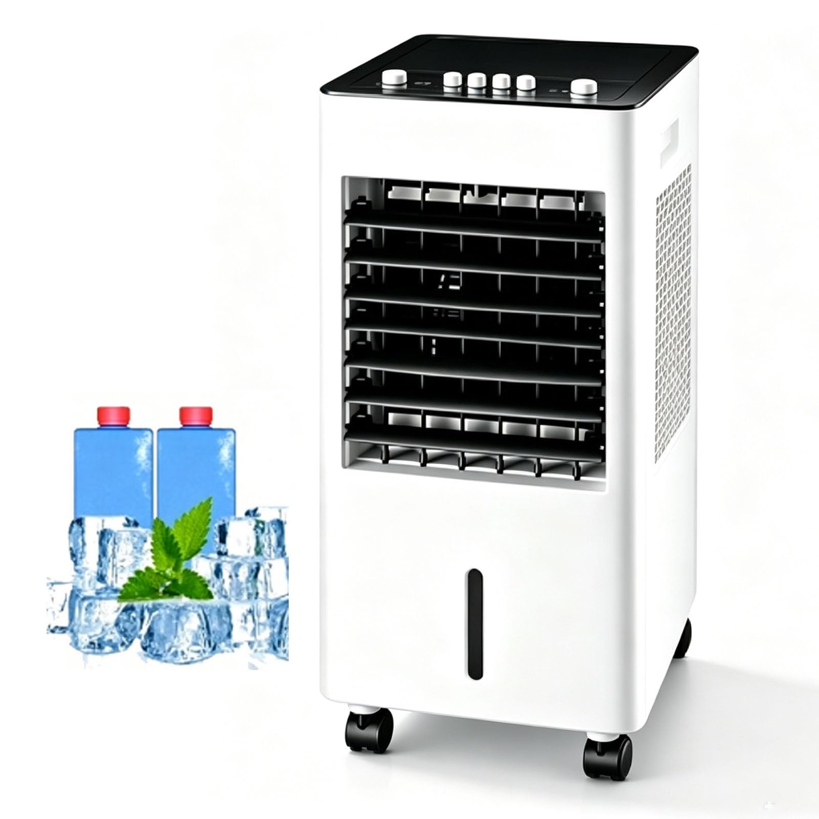 Hufirehu One Color Evaporative Air Cooler, Portable Swamp Cooler, Portable Air Conditioner