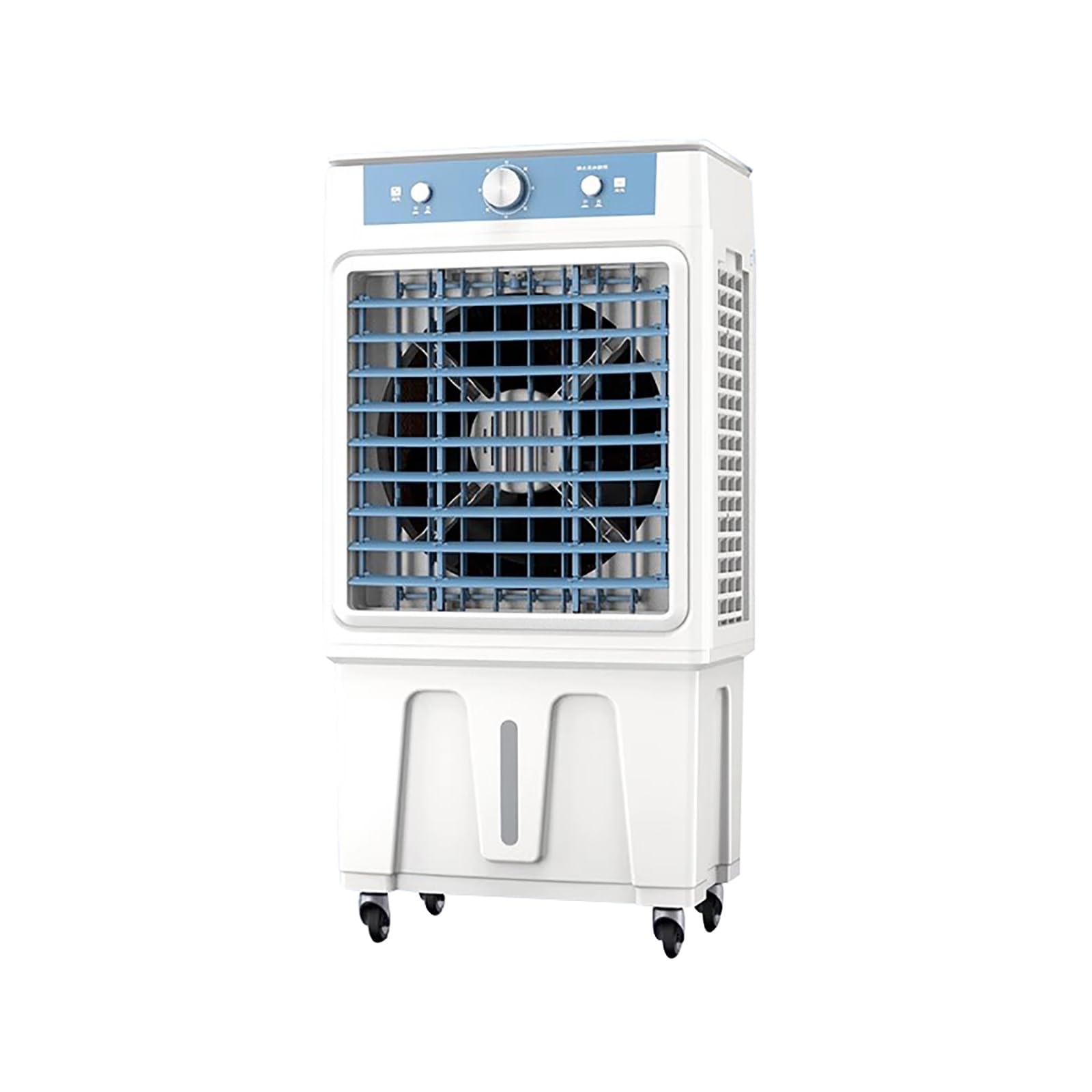Gtzly Portable Evaporative Air Cooler for Bedroom, Swamp Water Cooling with 20-40L Water Tank, 3-Speed, 120° Oscillation, for Home & Office