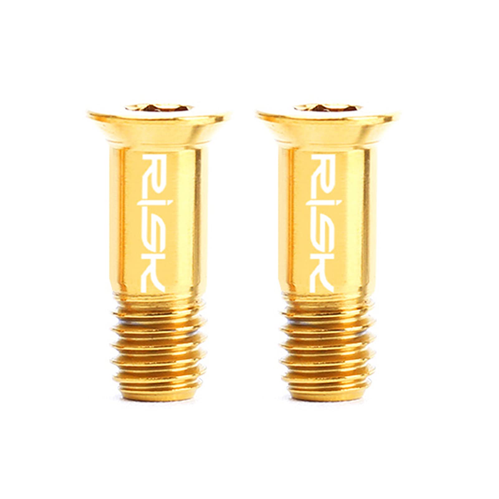 2 viti per bicicletta posteriore in titanio per mountain bike, M5 × 14,2 mm, viti per bicicletta