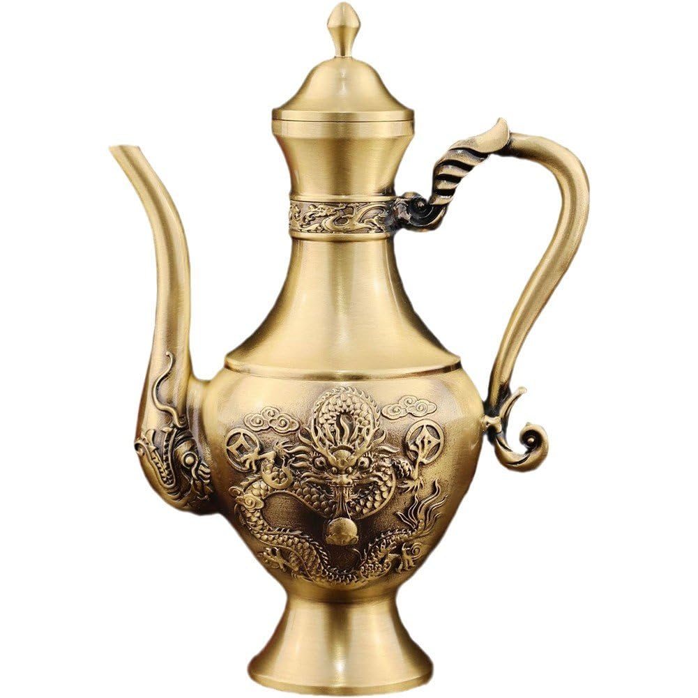 Pot à décoratif dragon en laiton pour rompre la monotonie de votre intérieur