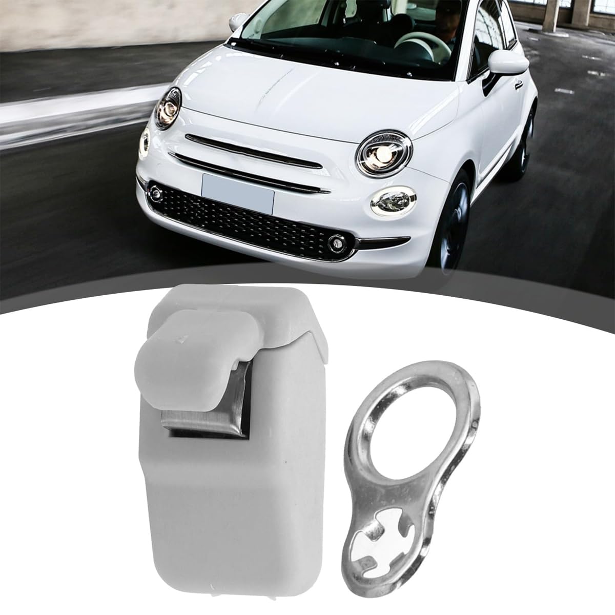 Huba Clip per parasole compatibile con 500L 2014-2017, pezzo di ricambio 5ND86MS7AA, supporto per parasole automotive, montaggio diretto