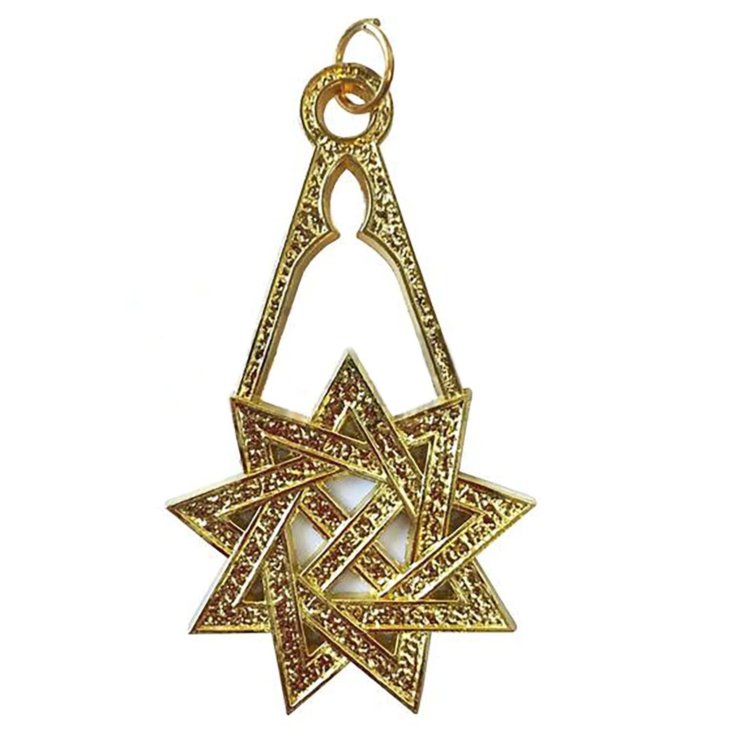 Bricks Masons Order of Scotland Royal Gold Collar Jewel for Green Cordon