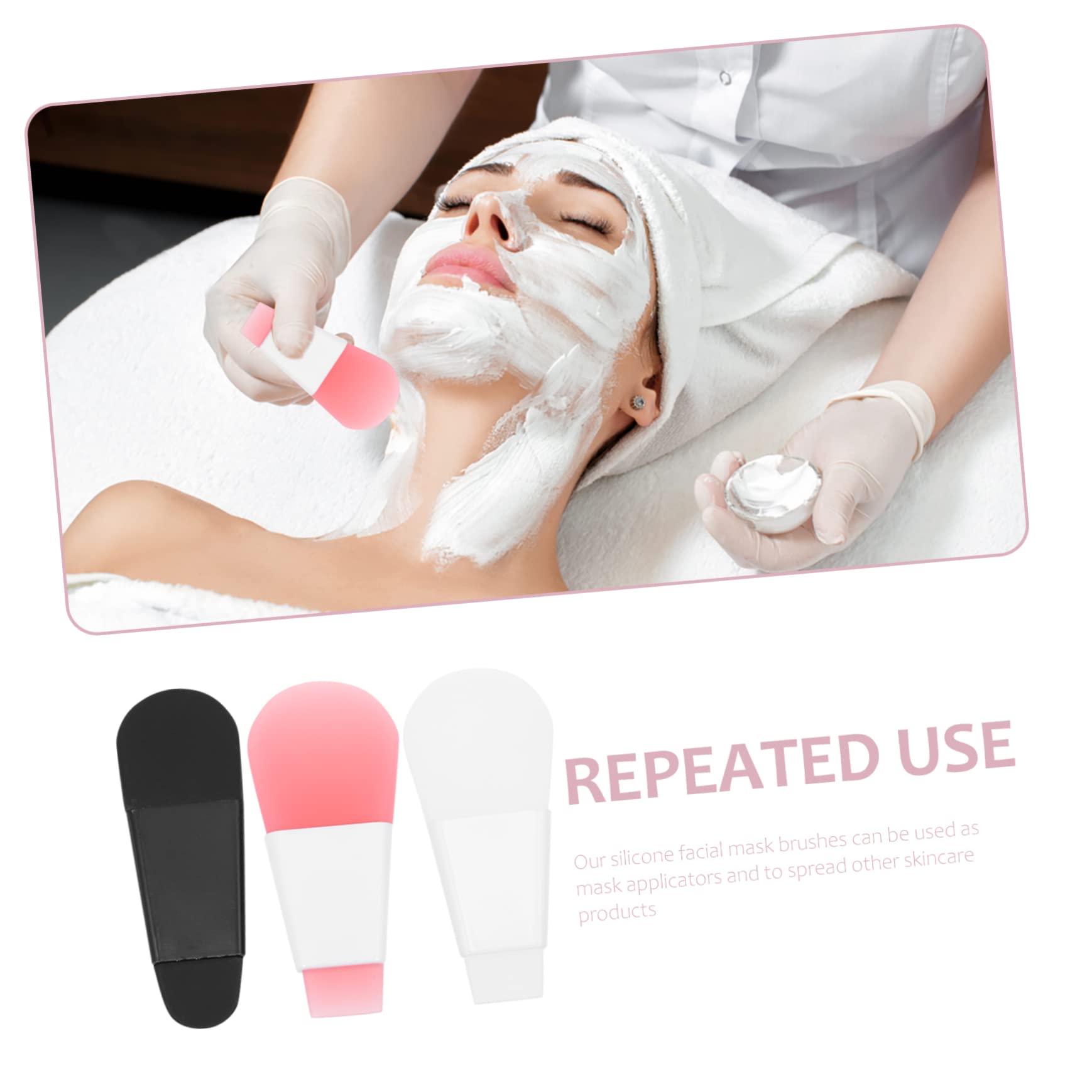 WRITWAA Flexible Facial Mud Lotion Body Butter Applicator Brush Skincare Tool Face Mask Applicator