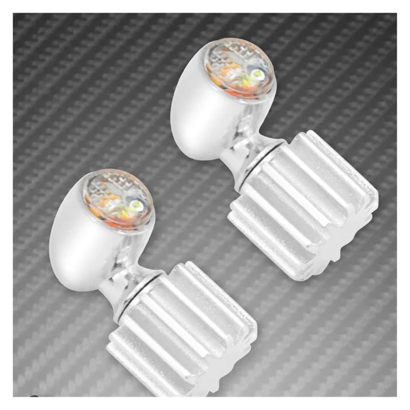 Clignotants mini lampe LED moto ambre 12V feux circulation Harley Softail