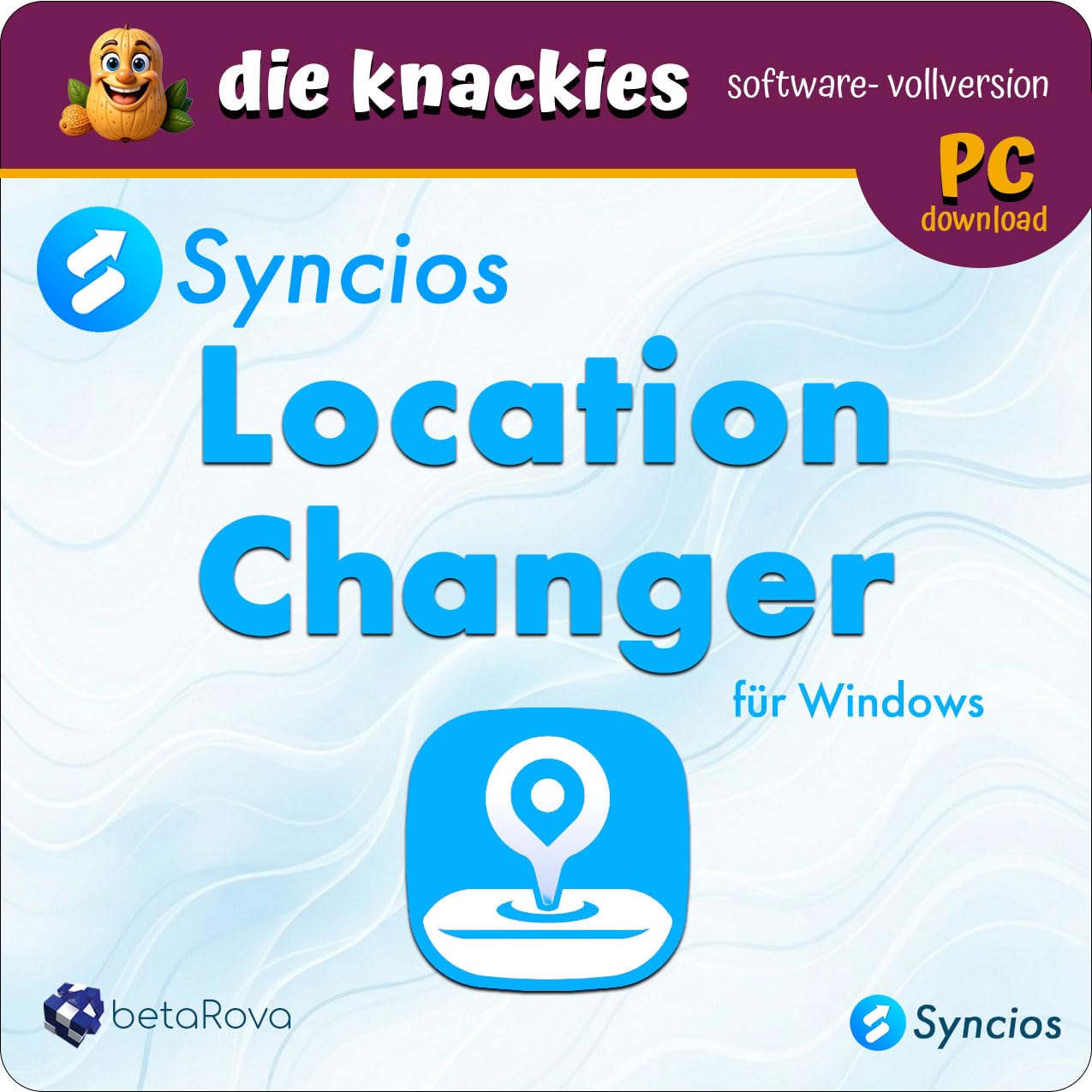 die knackies - Syncios Location Changer für PC | GPS Fake Location & Simulator für iOS & Android | Virtueller GPS-Standort für AR-Spiele & Social Media | 1-Klick Teleport