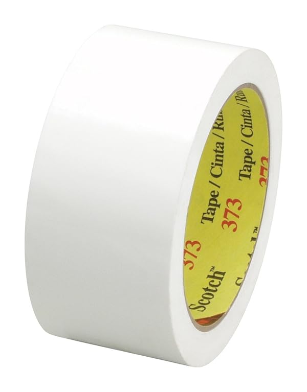 Scotch(R) Box Sealing Tape 373 White, 72 mm x 50 m, 6 per Inner 24 per case Bulk (Pack of 24) by Scotch - Used condition - US$403.94