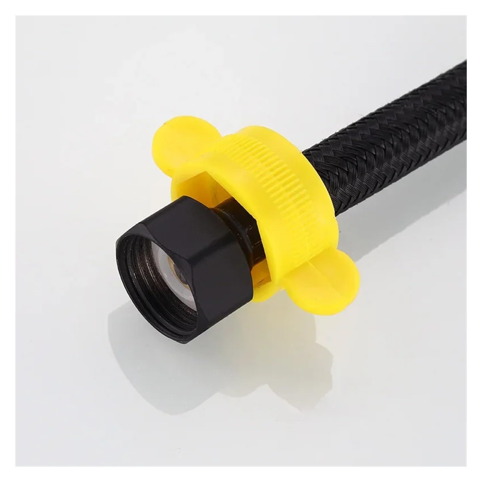 Manguera de suministro de agua flexible tejida de 50/60 cm, grifo, calentador, conexión de inodoro, tubería de entrada, cocina, baño, G1/2(200cm)