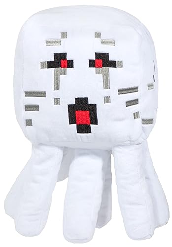 Jay Franco Minecraft Ghast Plush Stuffed Pillow Buddy - Super Soft Polyester Microfiber, 15 inches (Official Minecraft Product) - White - Ghast - 1 Count (Pack of 1)