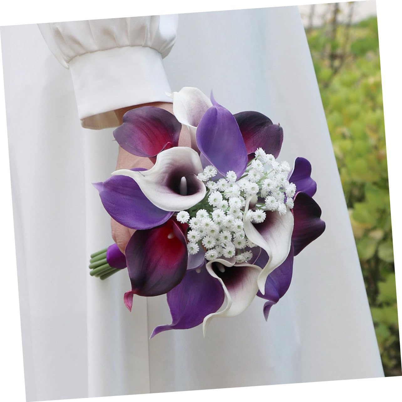 ABOOFAN Bouquet di Fiori Artificiali in Pu Effetto Decorativo Elegante