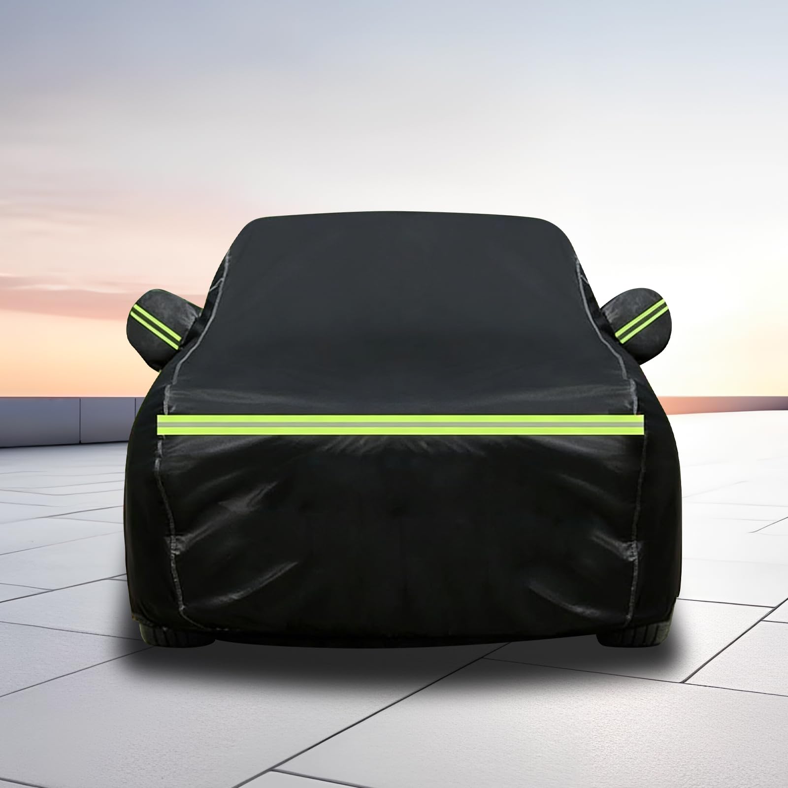 Abdeckung für Jeep Wrangler 4-Türer 2007-2026, Car Cover Regenfest, Sonnenfest, Wasserdicht, Regenschutz für Autos Inklusive Aufbewahrungstasche, Autoabdeckung (Für 4-Türer)