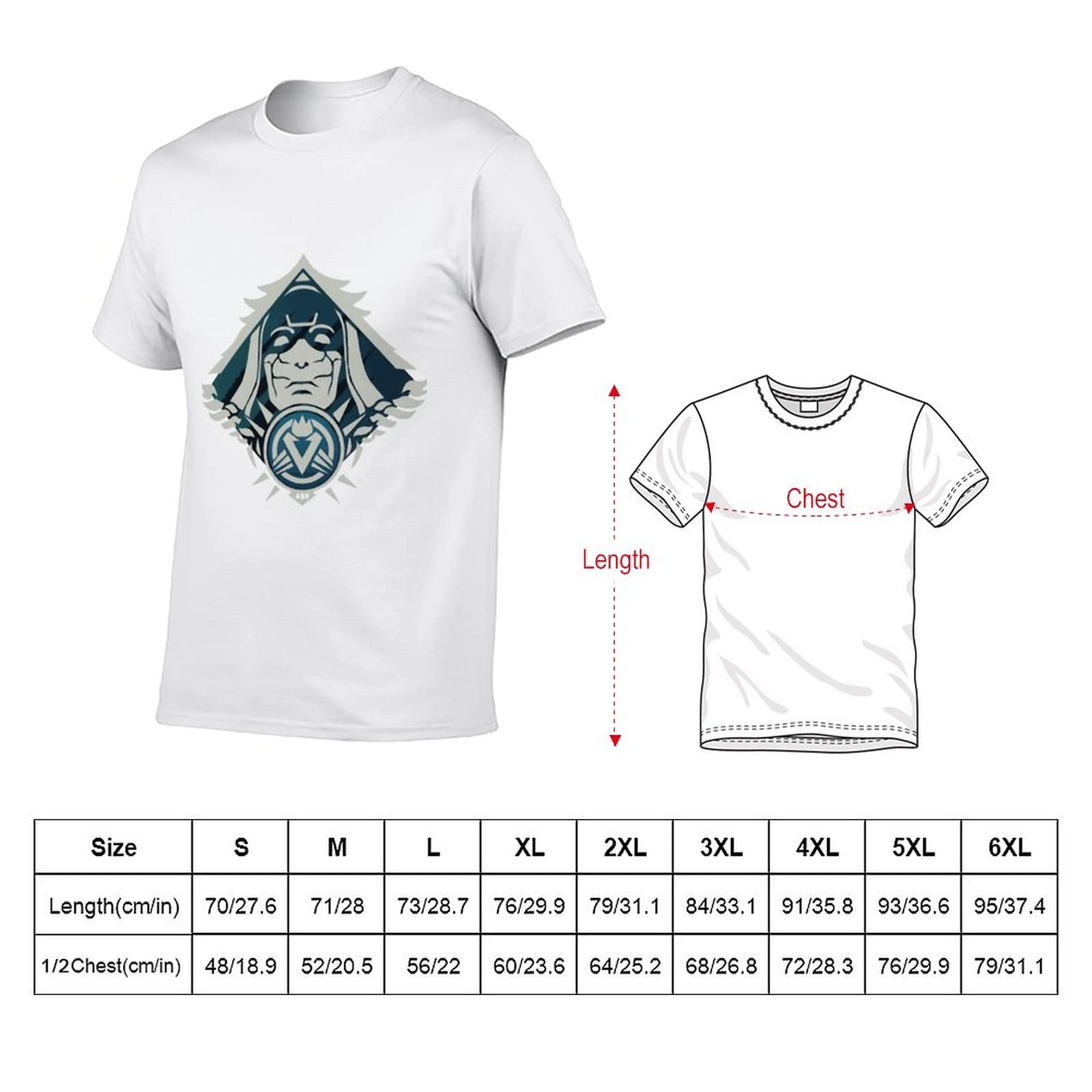 Airkungfu T-shirt da uomo in cotone con lettore VR TV e videogiochi, idea regalo, Bianco-stile-23, L