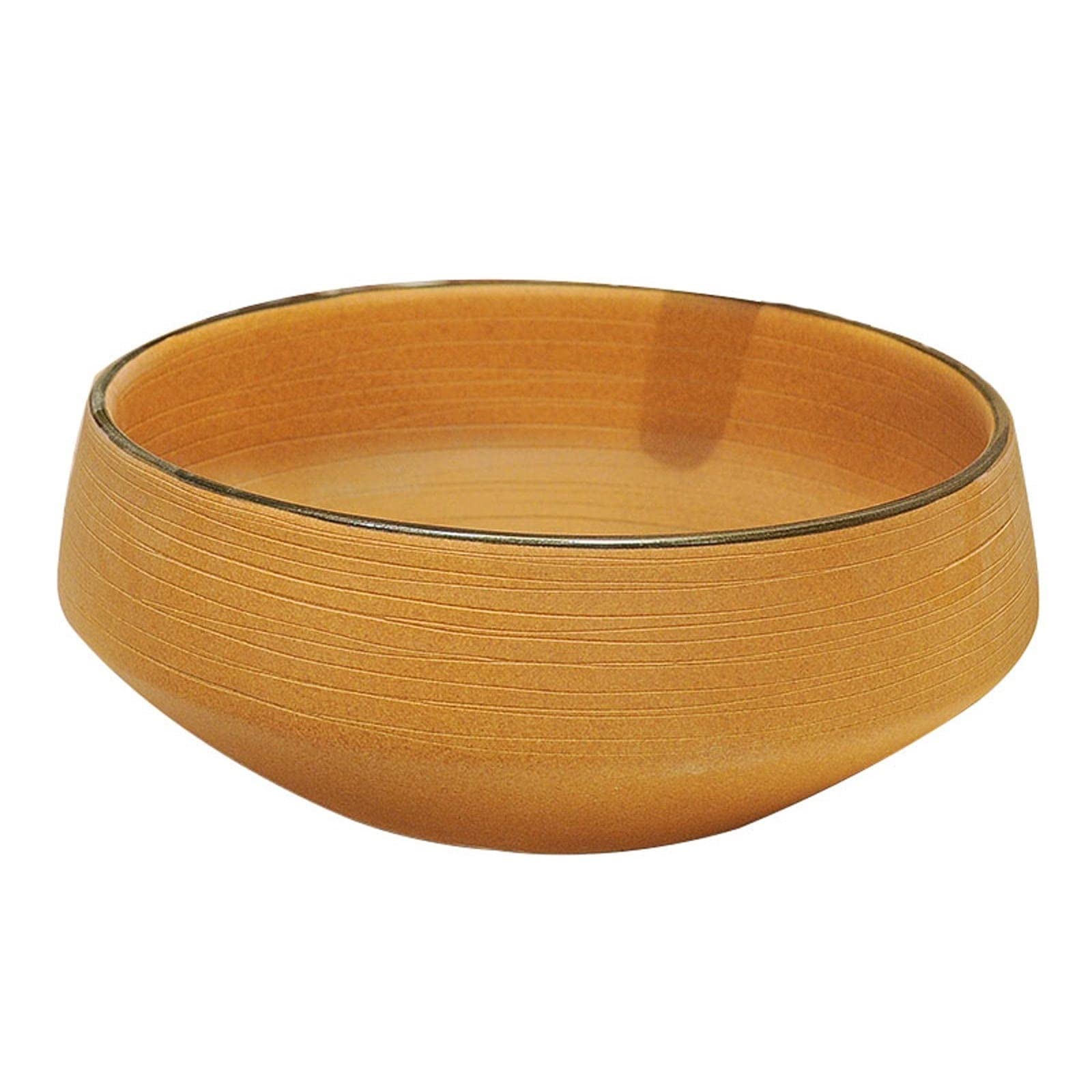 Bathroom Sink Vessel Sink Round Ceramic Bathroom Above Counter Vanity Porcelain Countertop Art Basin(A)