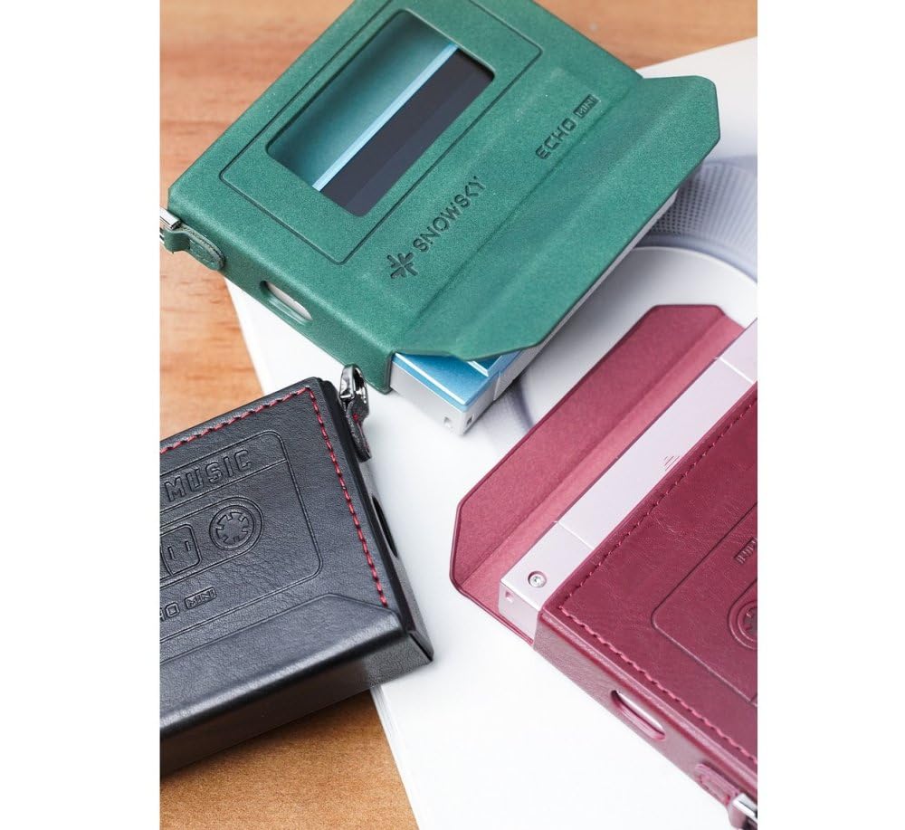 Leather Case for FiiO Echo Mini (Green): Amazon.co.uk: Sports