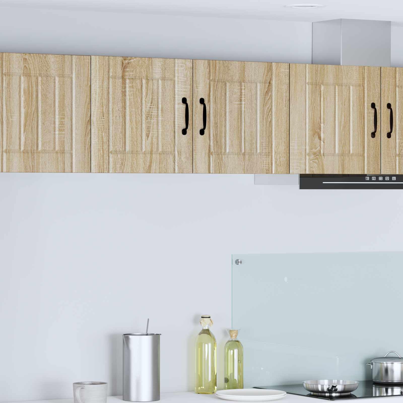 Küchenschrank Sonoma-Eiche 80 x 31 x 40 cm Holzwerkstoff mit praktischer Aufbewahrung und modernem Design für Eiche Küchenzubehör und stilvolle Kücheneinrichtung