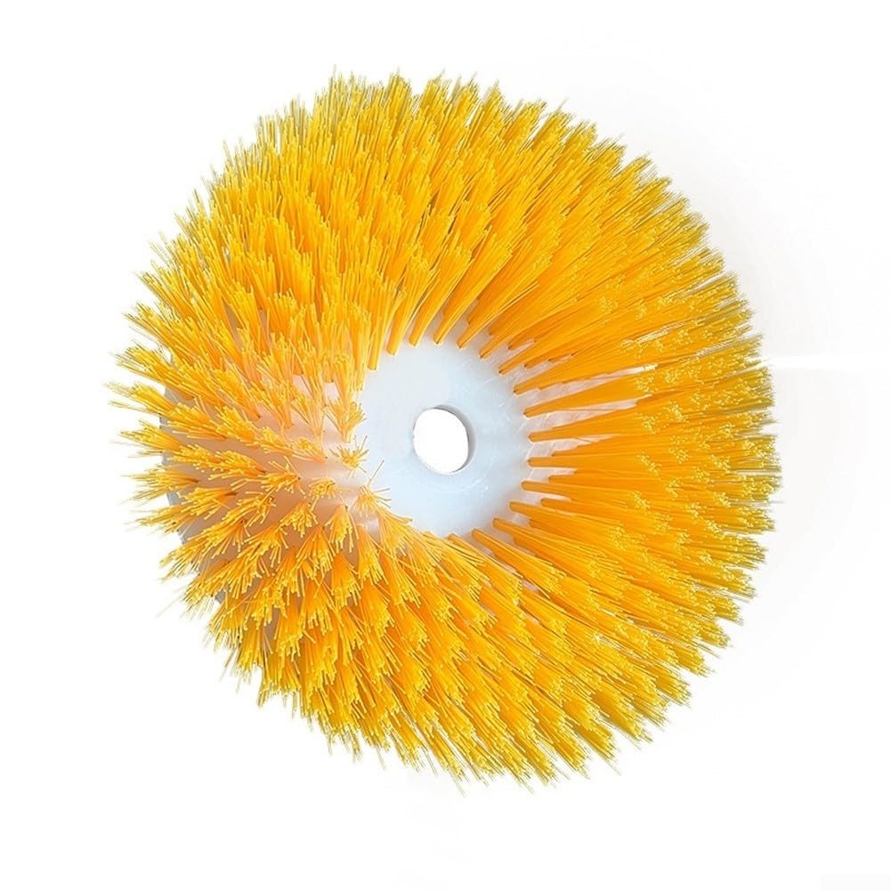 Spazzola elettrica ricaricabile per piastrelle e tappeti, spazzola ergonomica senza fili per pavimenti con testine in nylon (25,4 cm)