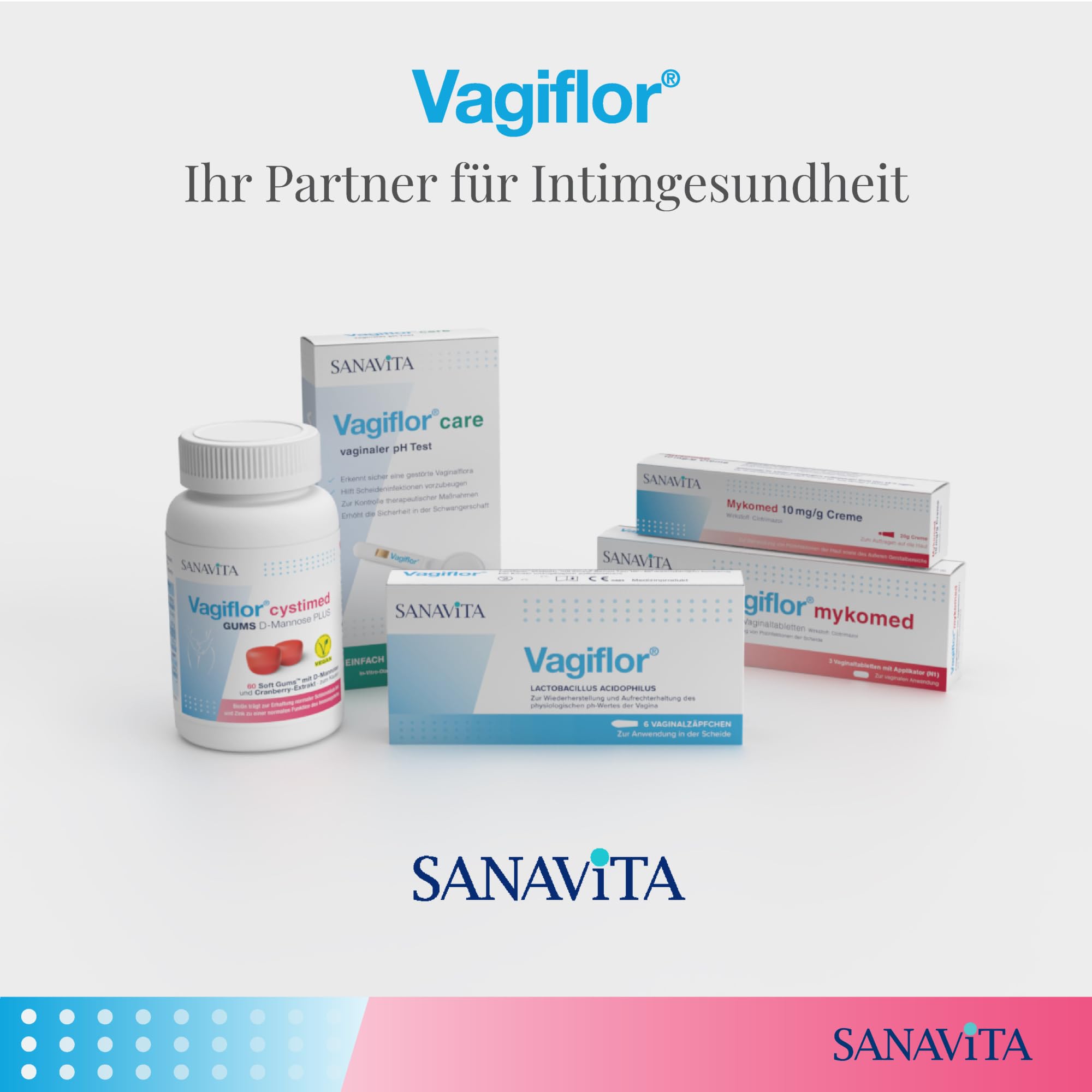 SANAVITA Vagiflor mykomed 200 mg, 3 Stück mit Applikator: Vaginaltabletten