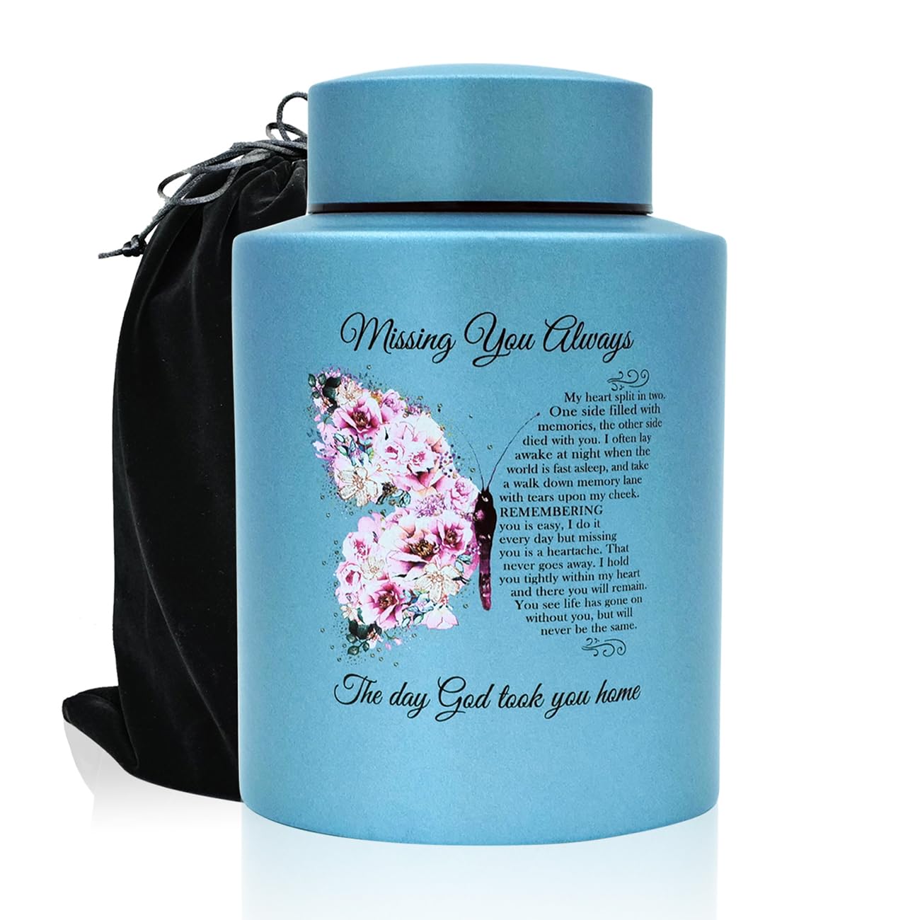 YYRaccoon Small Cremation Urns for Human & Baby & Pet Ashes, Butterfly
