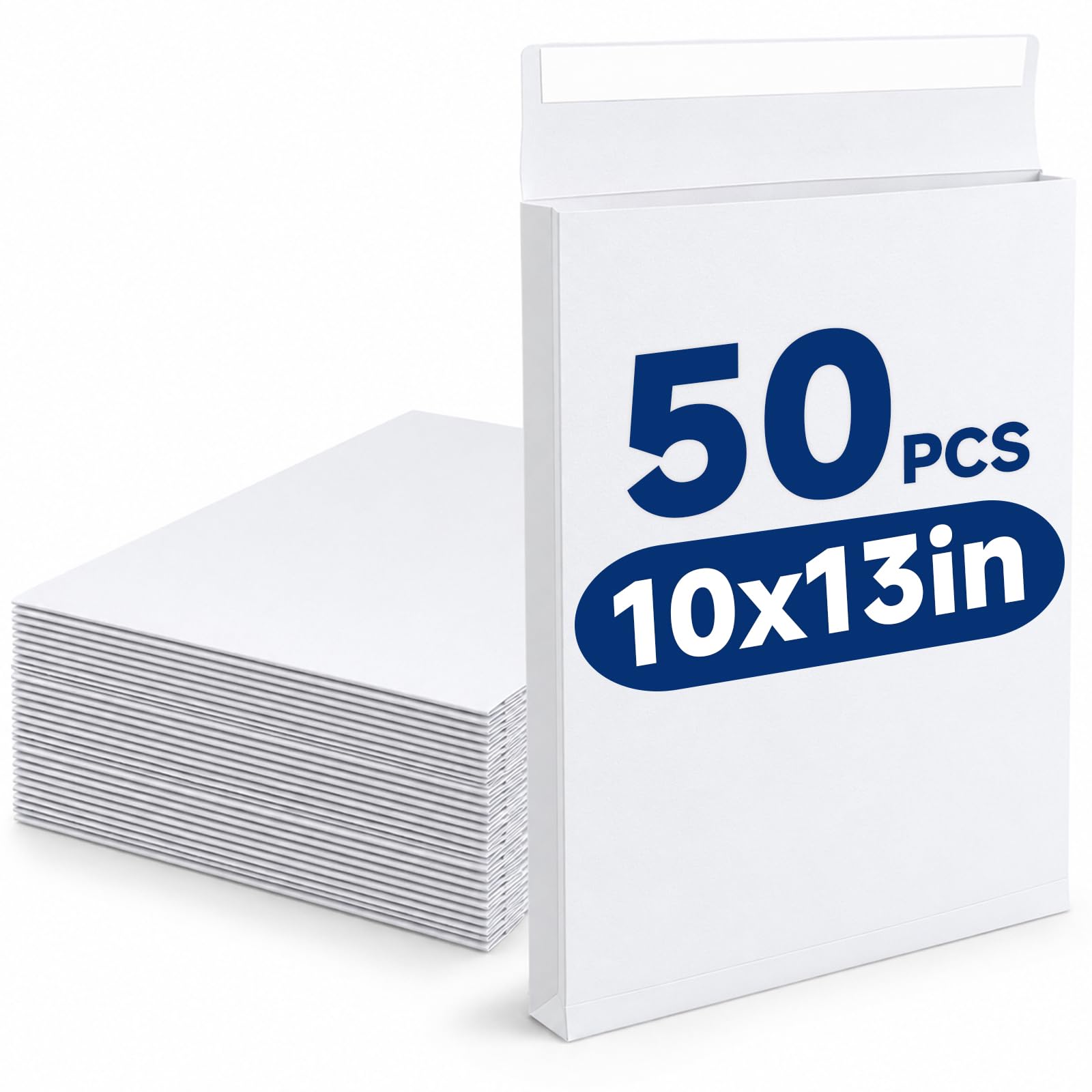 10x13 Inch Large Expandable Manila Envelopes, 180 Gsm Kraft Paper