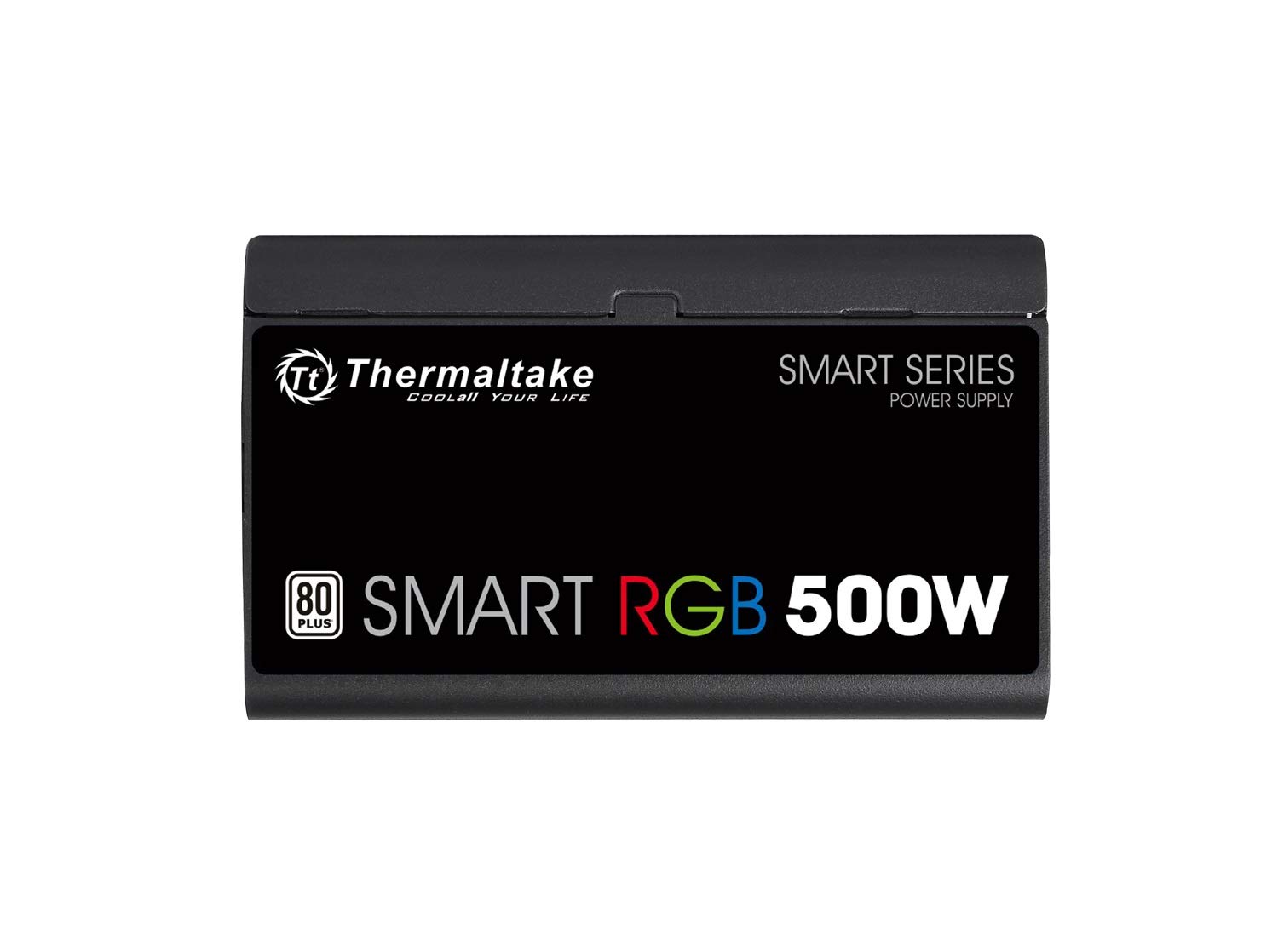 Thermaltake Smart RGB USB Óptico 800DPI Ambidextro Negro ratón Negro 500 Watt