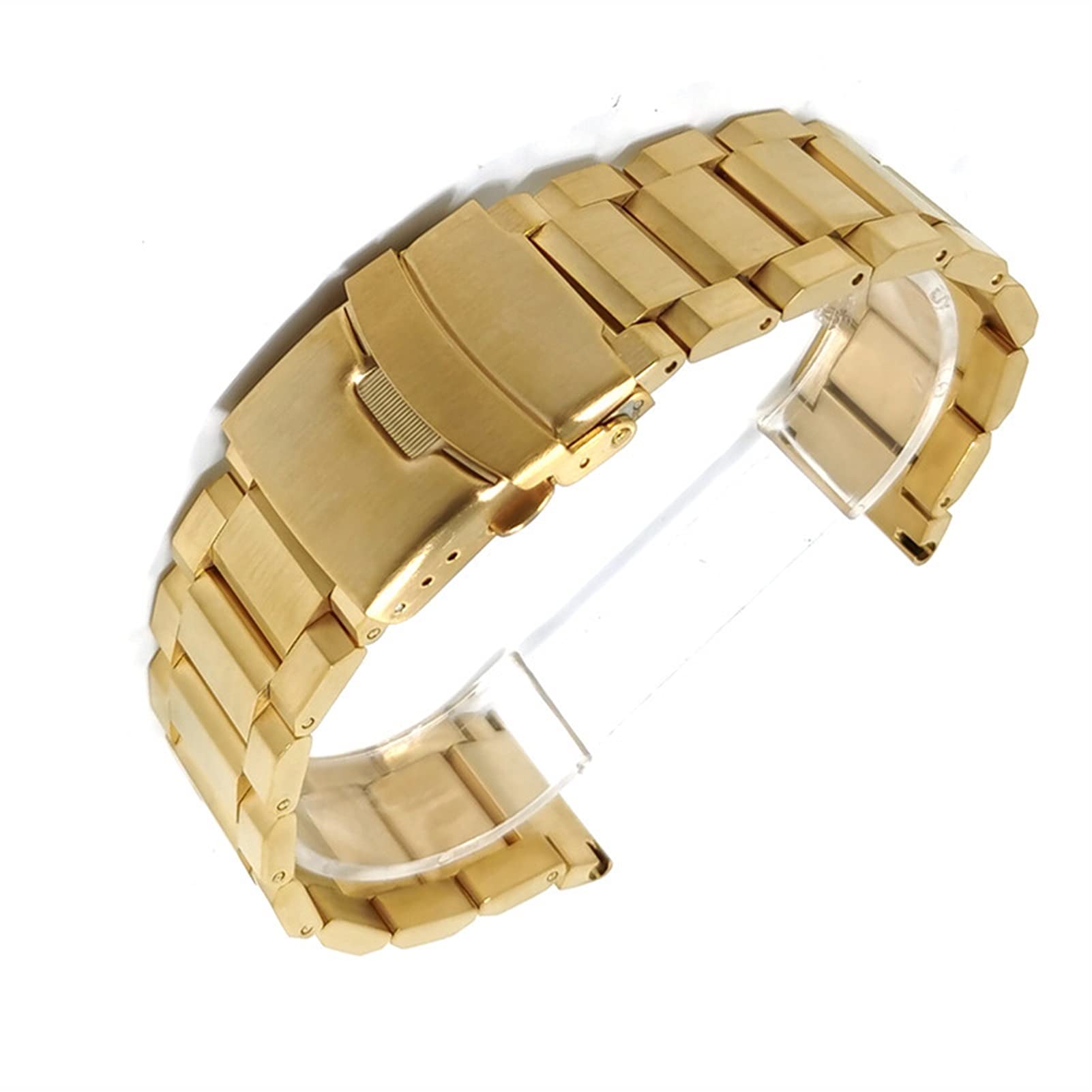 Bracelet montre acier inoxydable 18mm interchangeable avec boucle - 6