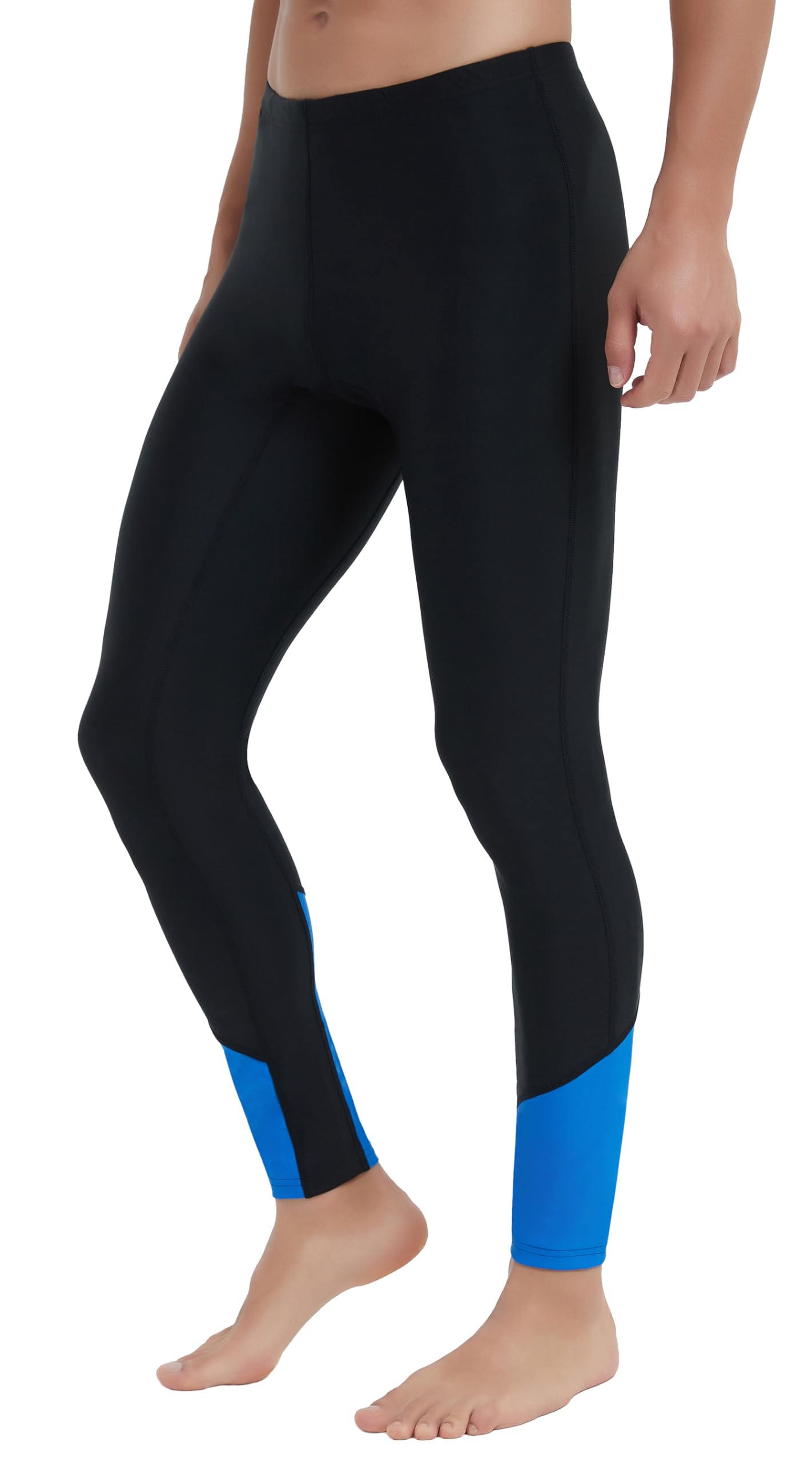 Ubestyle UPF 50+ Men's Active Surfing Water Leggings Swim Pants Swim Tights  Beach Pants Sun Protective