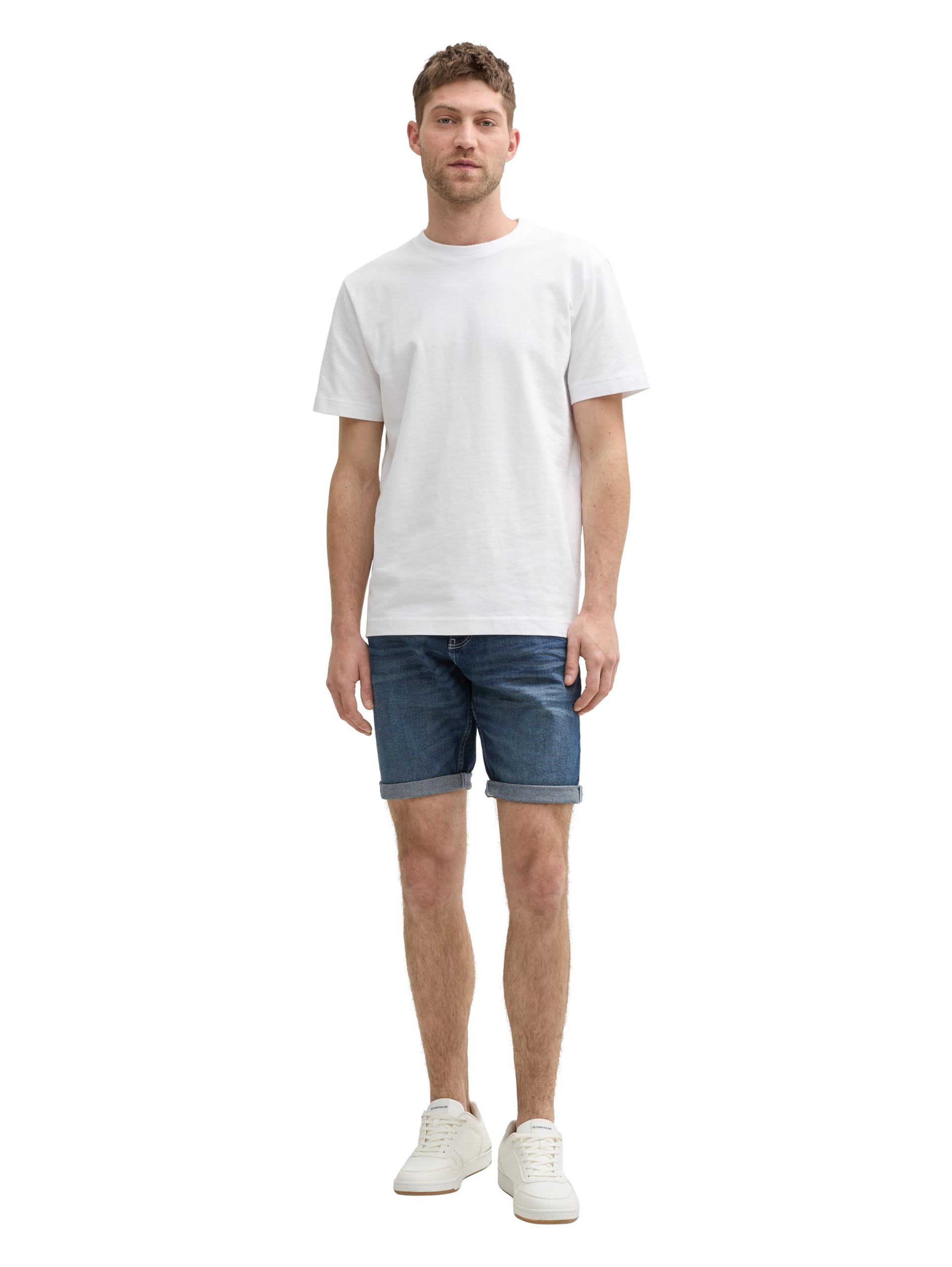 Tom Tailor Herren TTJOSH Regular Slim Jeans Shorts