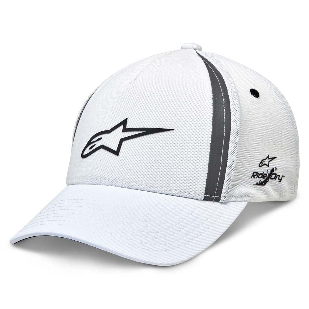 Alpinestars Men's White - Ageless Curve Hat, Cap With Visor