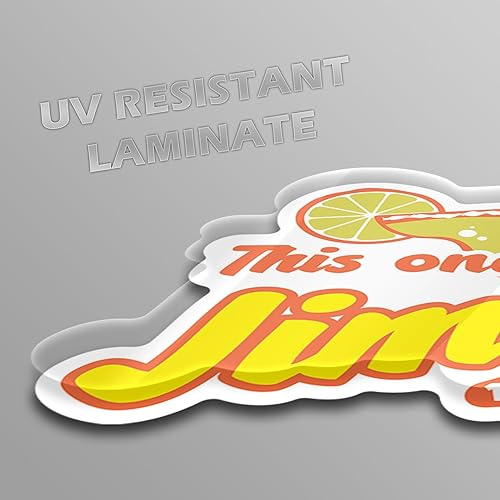 Miniatura 5 de Calcomanía de This One's for Jimmy, para automóviles, camiones, ventanas, parachoques, portátiles, paredes, tazas, 5.5 x 4.1 pulgadas