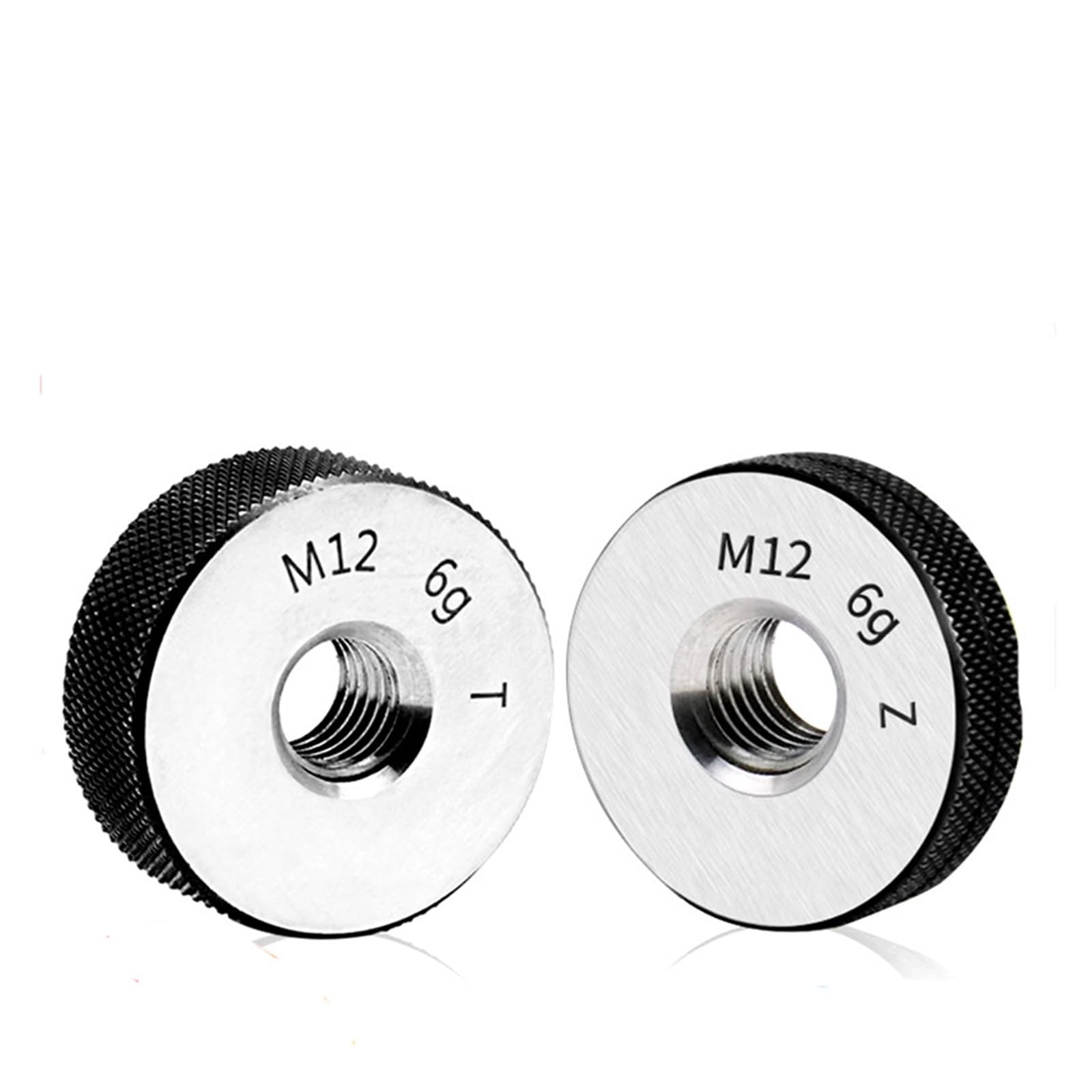 2 części/zestaw szablonów do gwintów, metryczny miernik 6 g M11-M60 skok gwintu 1,5 (M58 x 1,5 6 g)