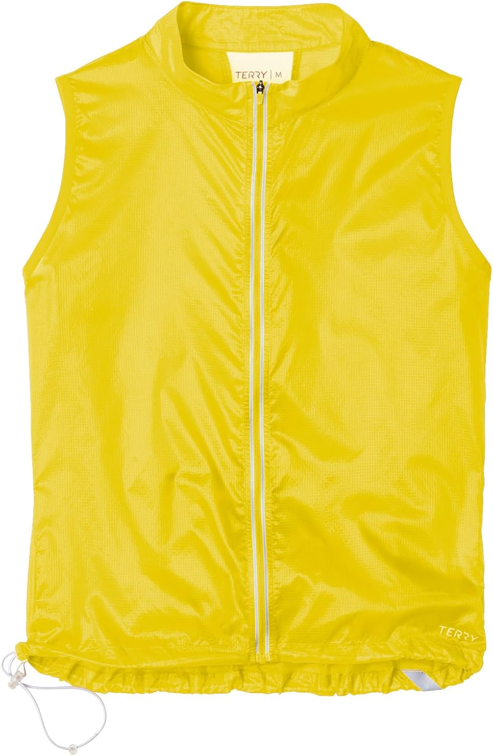 Terry Mistral Vest - Womens Cycling Jersey, Packable Hi-Vis Windproof Water Resistant Sleeveless Bike Vest