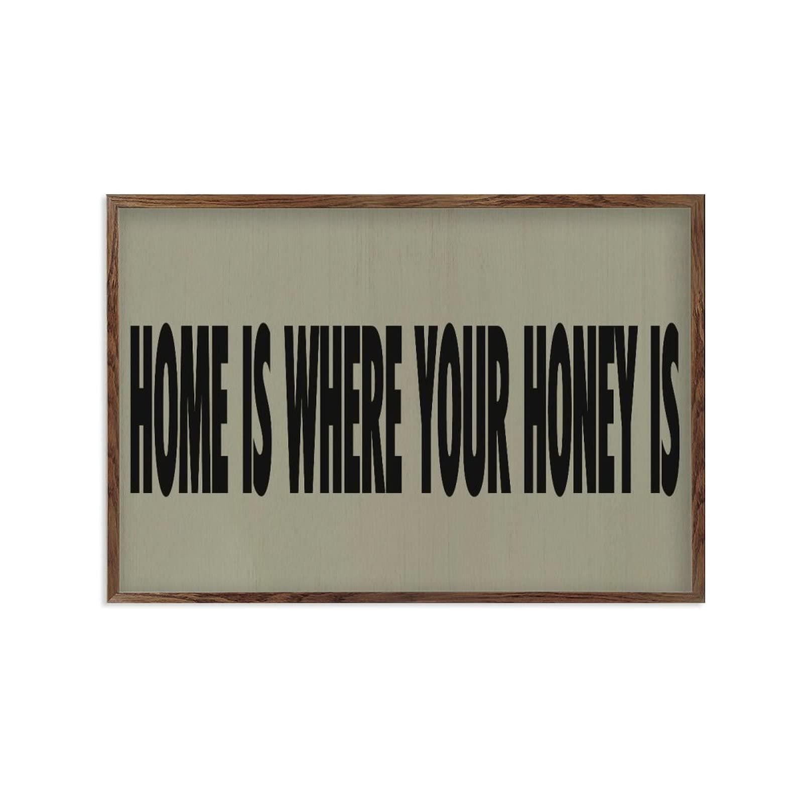 Targa Da Parete In Legno 'If You Want To Change The World Love Your Family', 38x30 Cm, Cornice In Cedro, Fatta A Mano