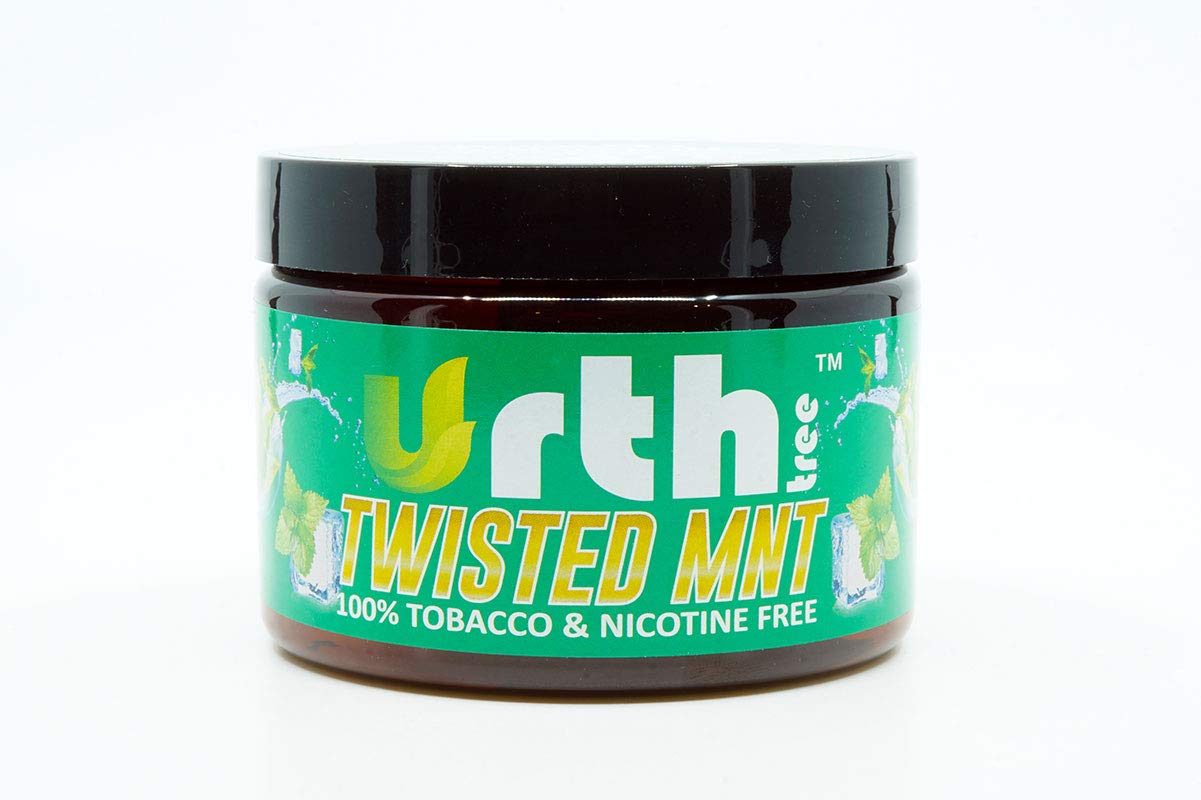 'UrthTree Urth Tree Twisted MNT Mint Tobacco-Alternative 100% Tobacco-Free Nicotine-Free Hookah Flavor