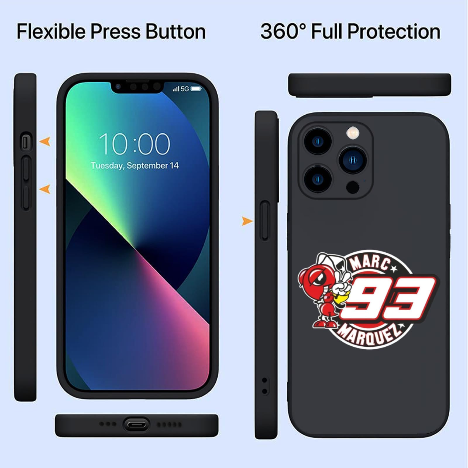 Amazon.co.jp: iphone 13ケース マルク・マルケス Motogp 93 iphone 13