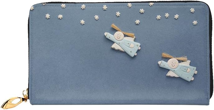 Amazon 長財布 本革 財布 かわいい 夢 叶う 少女 おもちゃ 花柄 手作り 背景 二つ折り 大容量 多機能 小銭入れ カードケース ウォレット コインケース 人気 プレゼント 財布