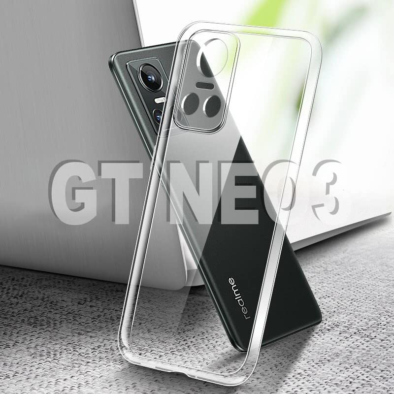 Image of REALCASE Silicone Crystal Clear Realme Gt Neo 3 5G Back Cover Case | Protective Design Transparent Back Cover Case For Realme Gt Neo 3 5G