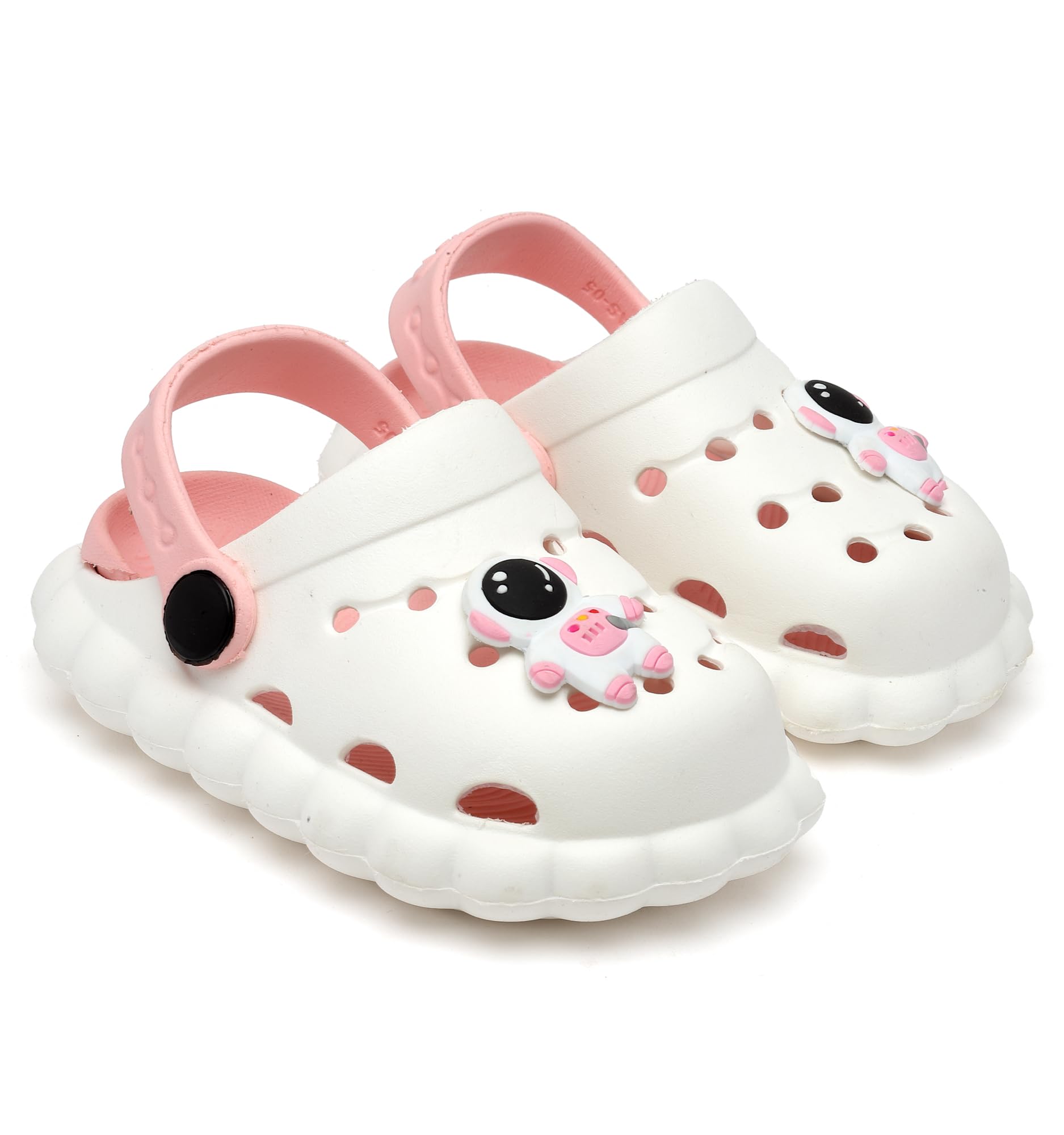 ASIAN Kids Casual Walking Daily Used Clogs & Slipper with Lightweight Design Clogs & Slippers for Boys & Girls White Peach (B0DCSSKTSW) Amazon Price History, Amazon Price Tracker