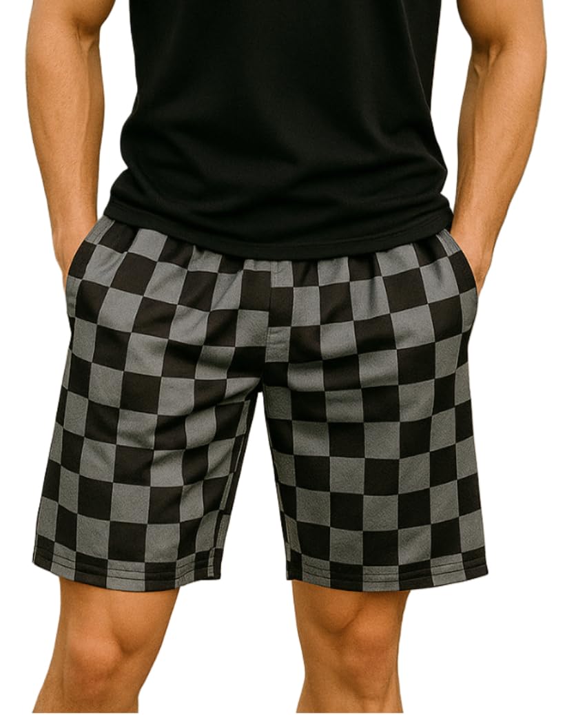 urgear Mens Checkered Printed Shorts-picture-29