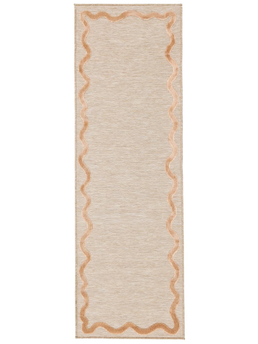 RugVista Svirla Tappeto per interni ed esterni, Rettangolare, 80 x 250 cm | Moderni, Pelo corto, Lavabile solo a mano, Oeko-Tex 100, Resistente ai raggi UV, Corridoio, Porch