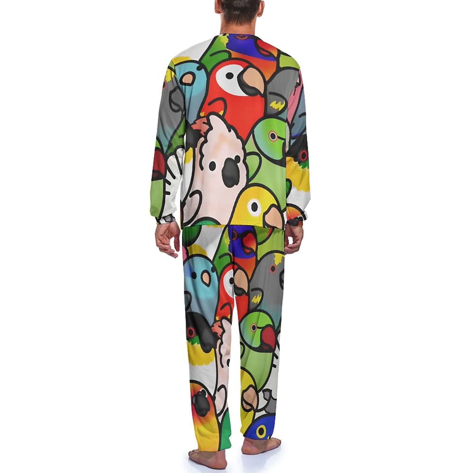 Amazon.co.jp: パジャマ メンズ カラフル オウム コンゴウインコ