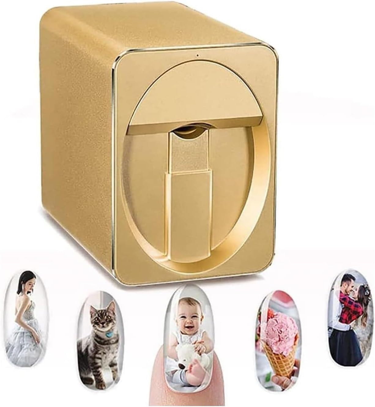 Portable Mobile Nail Art Printer, Nail Art Printer, 3D Automatic Nail Art Printer, Suitable for Nail Art Studio/Nail Artist/Nail Art Enthusiasts