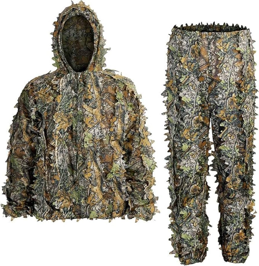 ギリースーツ　ノースマウンテンギア　3Dギリースーツ North Mountain Gear Solid Shell Leafy Hunting Ghillie Suit