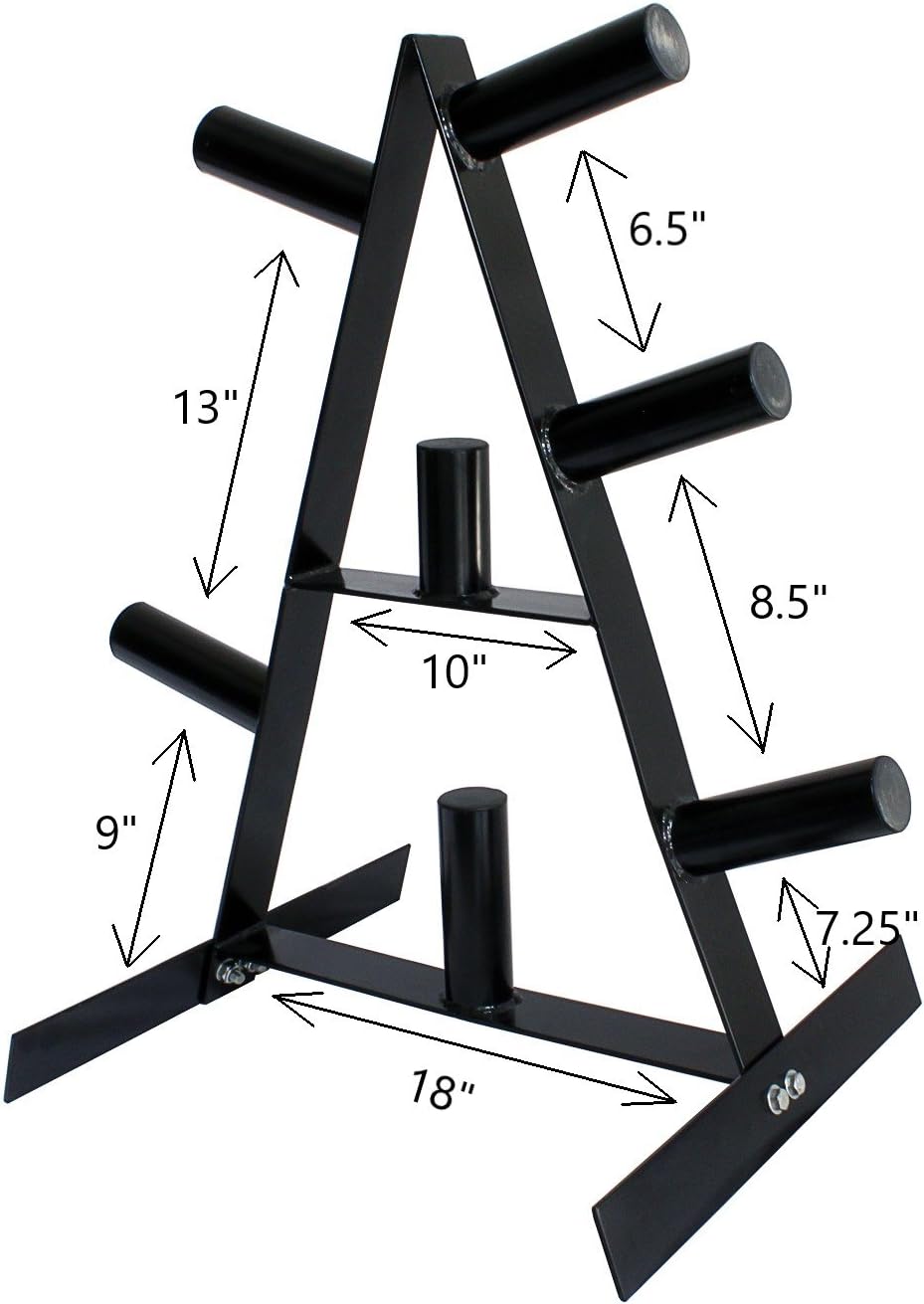 Ader 2'' Olympic 7 Prongs Holder Plate Tree